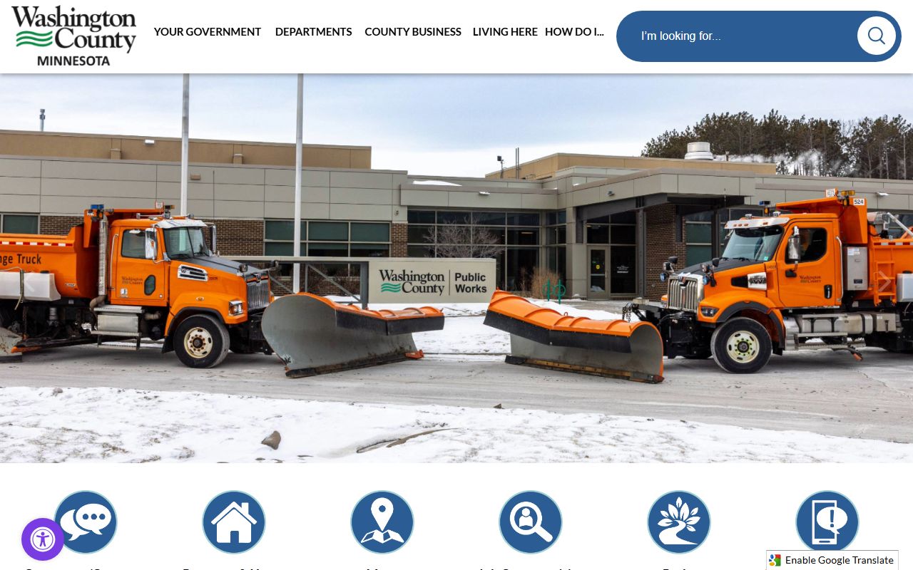 Washington County homepage felony records resources