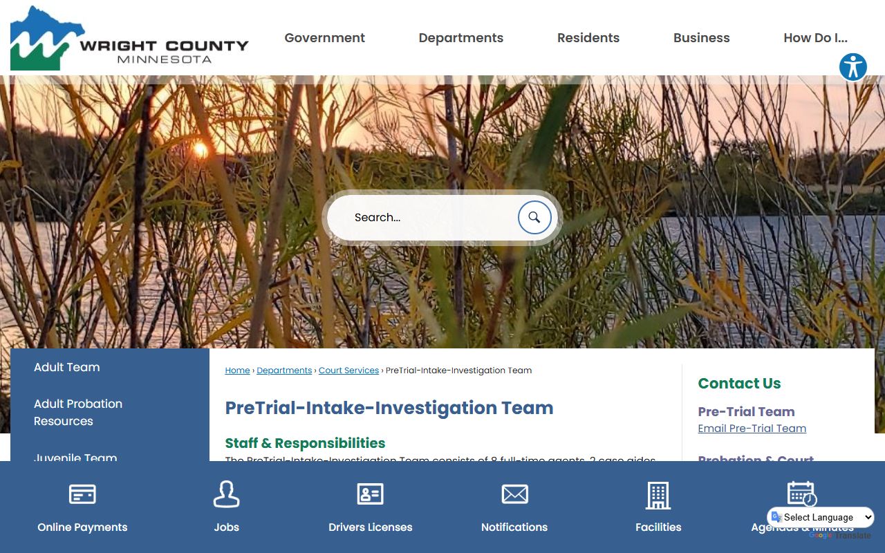 Wright County Sheriff's Office felony records